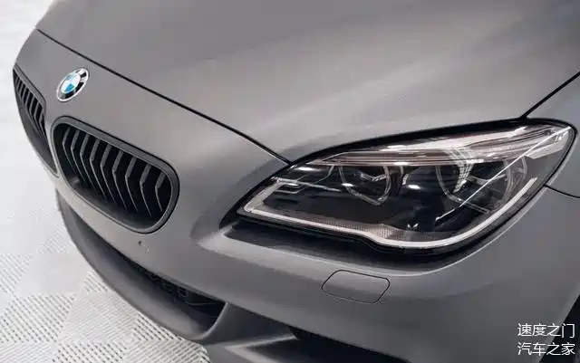 宝马6系grancoupe外观哑光钛灰色涂装很少见