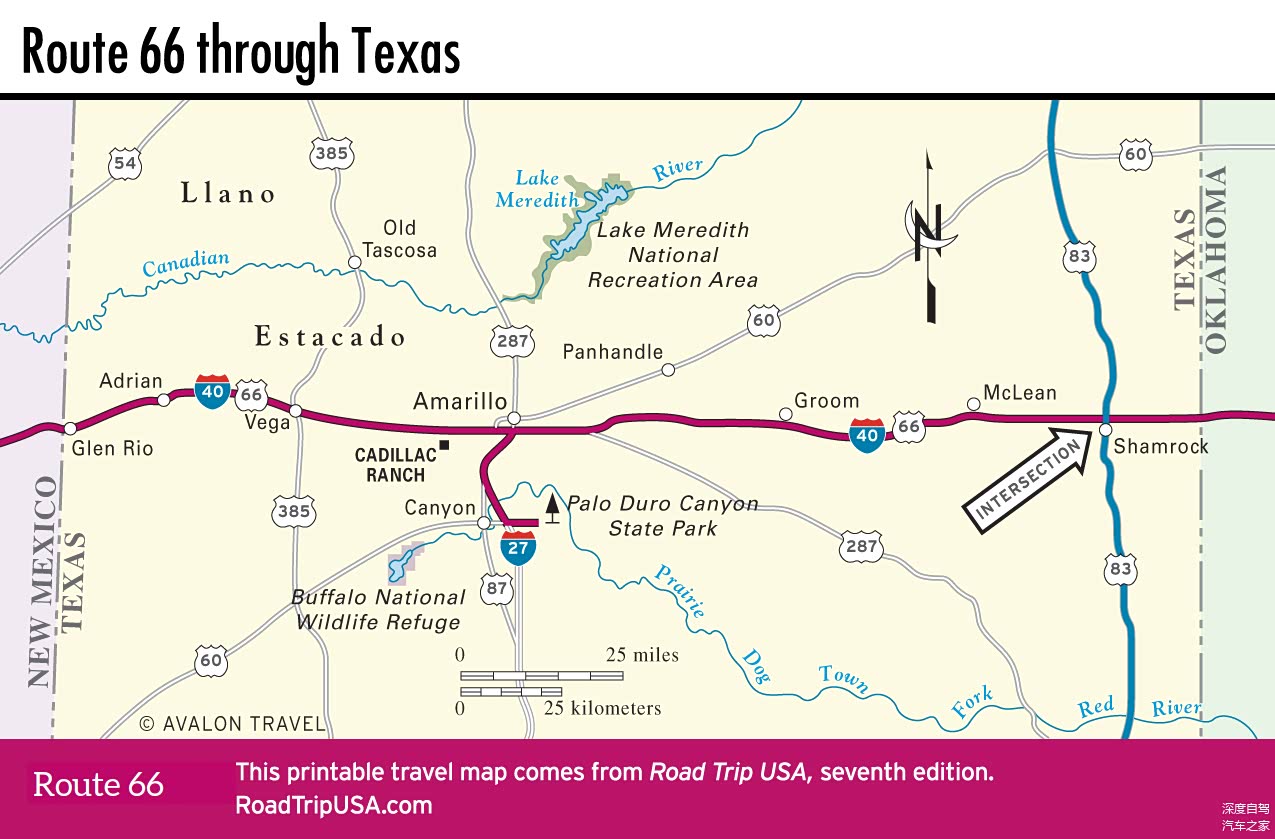 德克萨斯州（在这个州中国驾照是不被认可，千万小心，别超速，只要别惹事，警察一般不会找你）